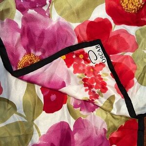 OSCAR DE LARENTA SILK SCARF